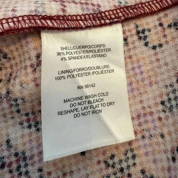 Wisp Stitch Fix Fit and Flare‎ Knit Dress Sleeveless V-Neck Women's Size 12 NWOT - Picture 6 of 8